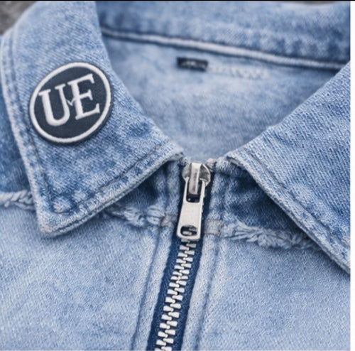 Denim Blue Static Polo